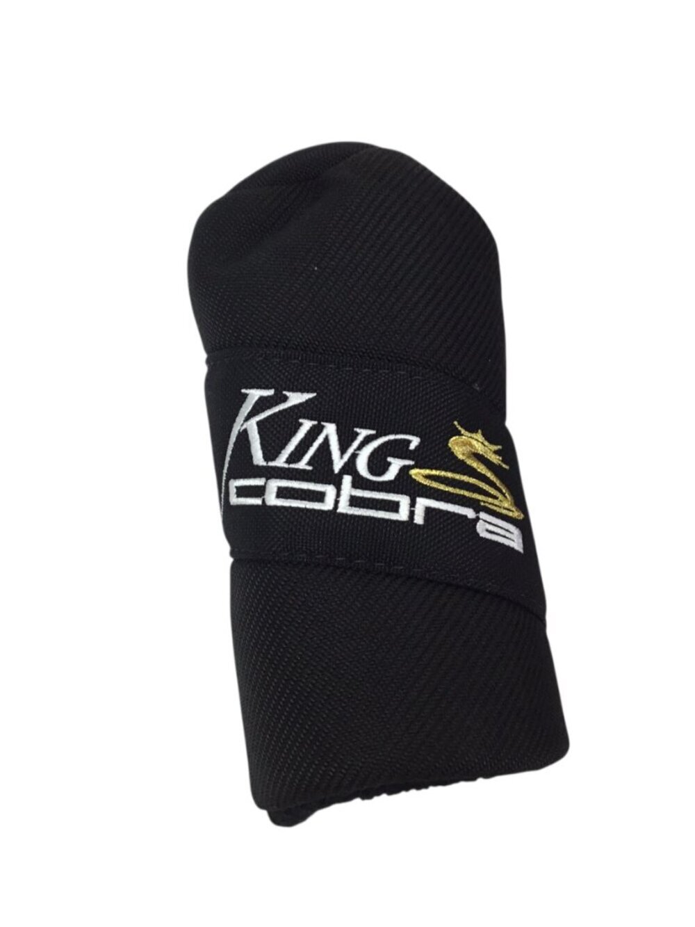 King Cobra Golf Head Cover NIP Embroidered Black Sock Style #1 Tab Attached